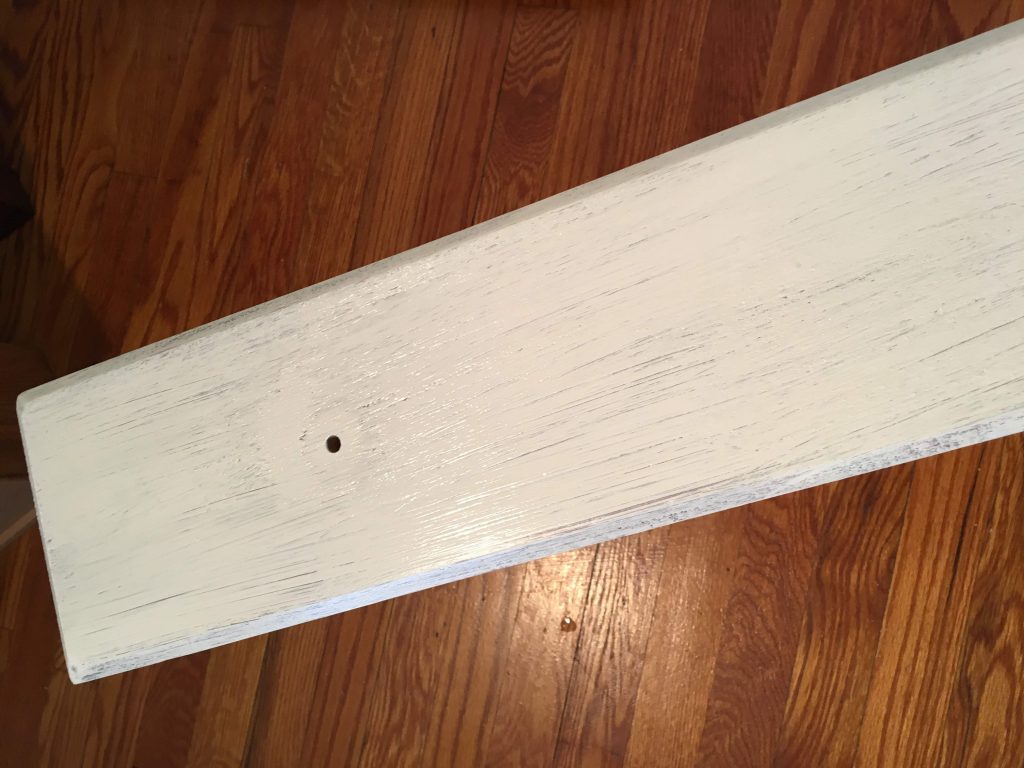 painted drawer of the DIY dresser