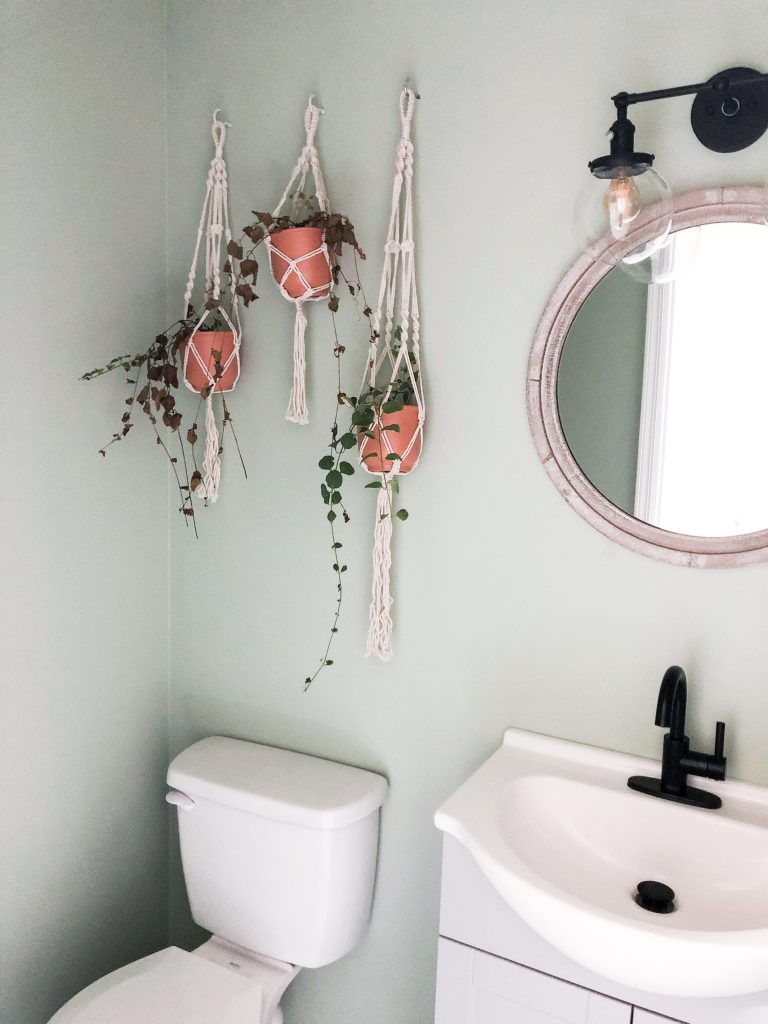DIY Half-Bath renovation reveal