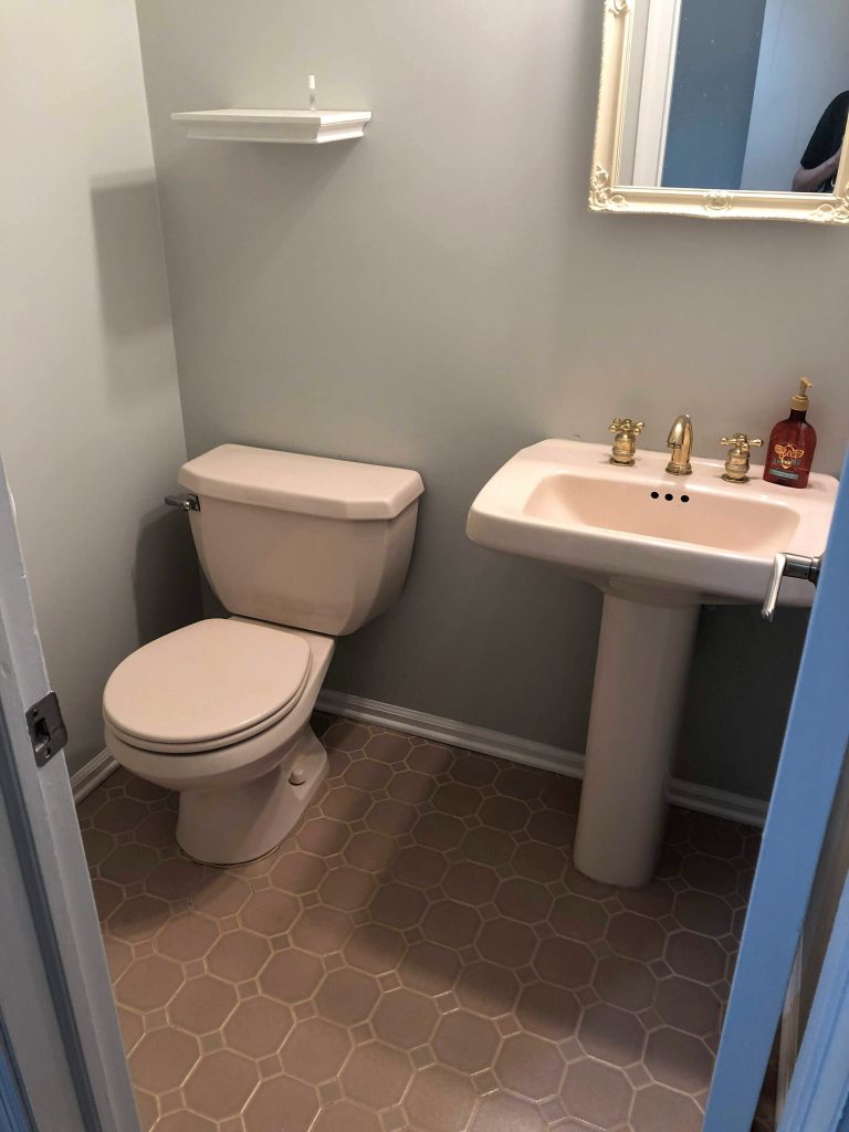 DIY half-bath renovation