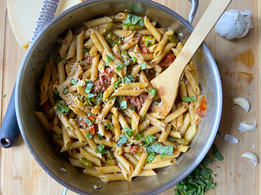 balsamic asparagus pasta