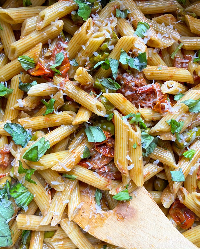 balsamic asparagus pasta