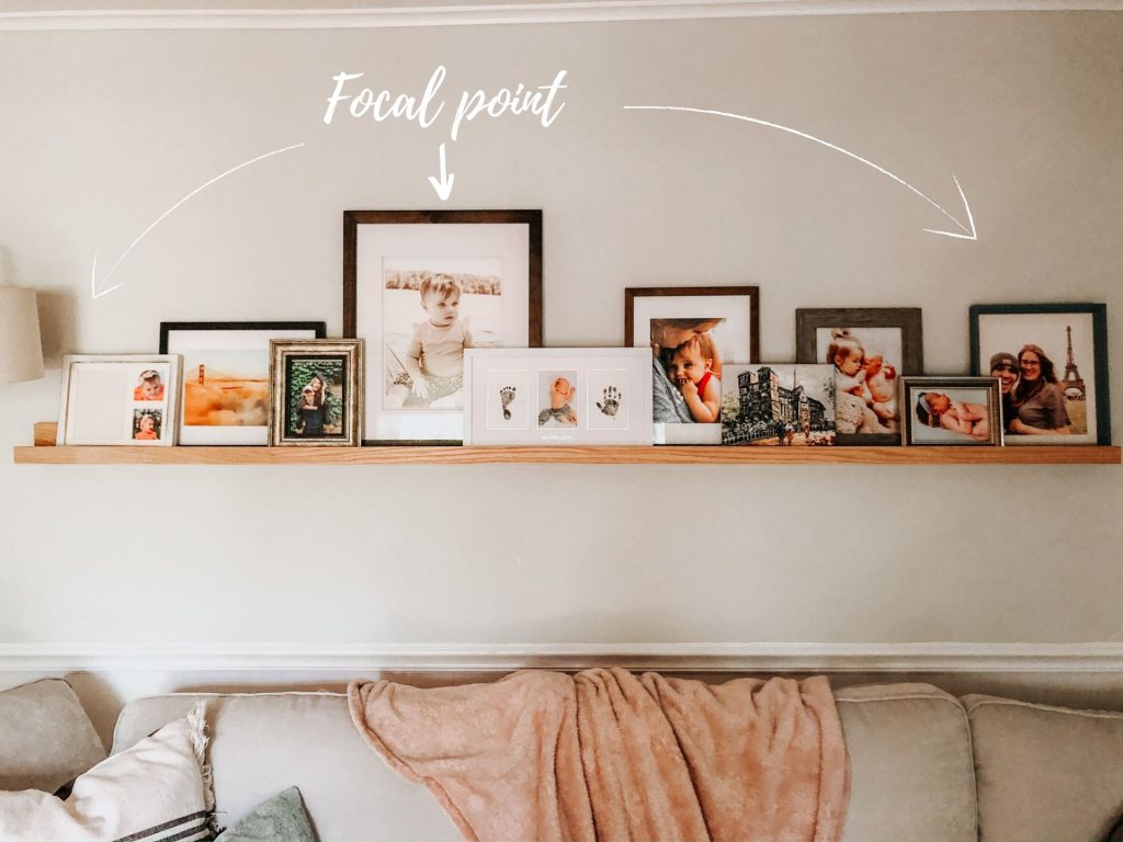 DIY picture ledge