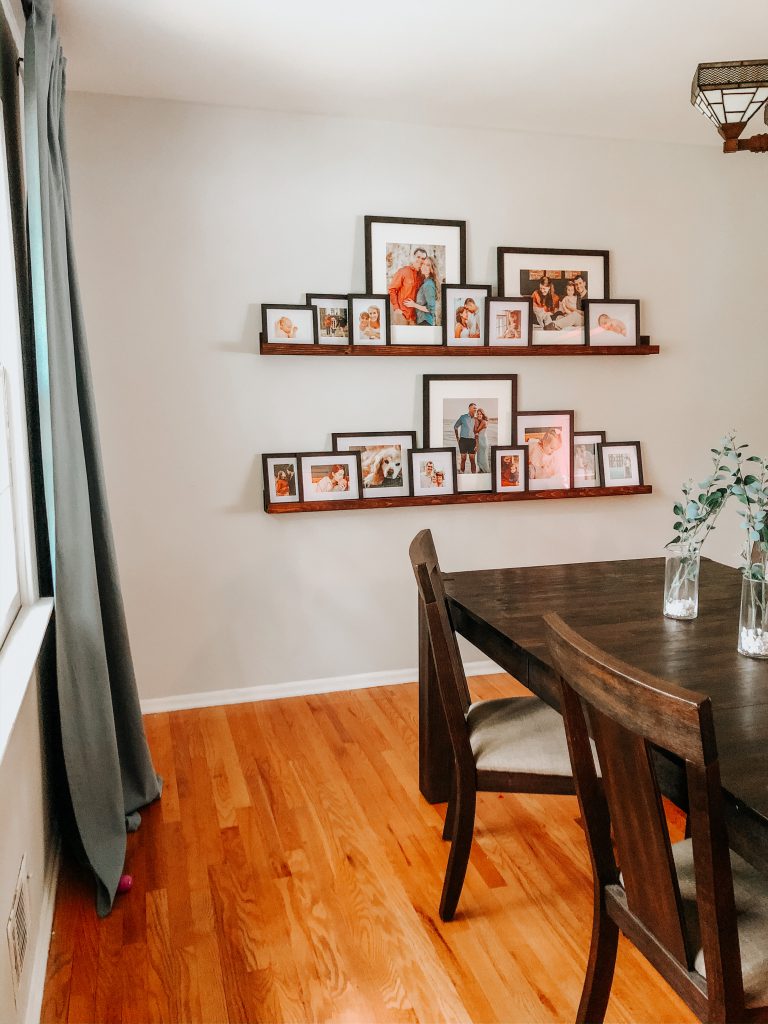 DIY picture ledge