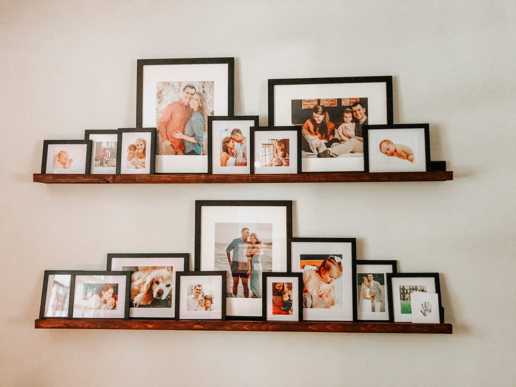 DIY picture ledge