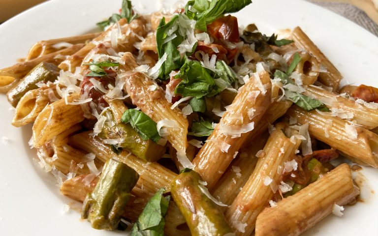 balsamic asparagus pasta