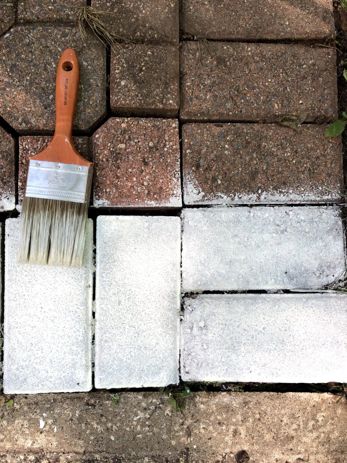 How to Whitewash a Brick Paver Patio — This Homemade Heaven